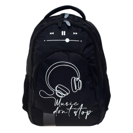 Youth backpack, 44 x 30 x 17 cm, ergonomic back, calligrata p "Headphones"-8