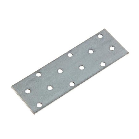 The plate is mounted, galvanized, 40 x 120 x 2 mm