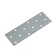 The plate is mounted, galvanized, 40 x 120 x 2 mm