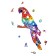 Figure puzzle "Parrot Ara", size S