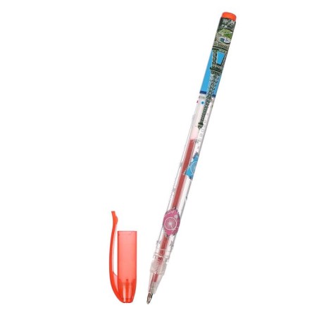 A set of gel pens, 6 colors, metallic, with sparkles, in a blister-5