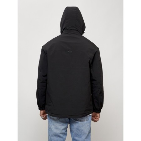 Male spring jacket, size 52, black color-5