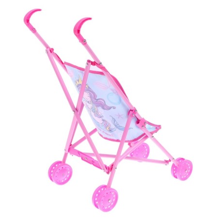 Stroller for dolls "Let's play", cane, with a backpack-2