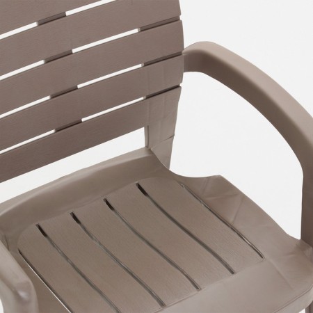 Set of garden furniture "Provence": table round diameter 65 cm + 2 chairs, mokko-7