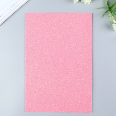 Foamiran glitter Magic 4 Hobby 2 mm cent. Pink, 20x30 cm