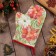 Christmas Red Flowers 20x28cm, Sarzha, 100% Cotton, Vatin 250g/M2
