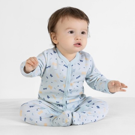 Details of children with closed legs "Goroshinka", height 74 cm, blue color