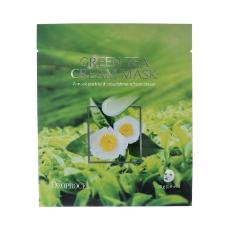 Creamy mask on a fabric base Deoproce Green Tea Mask