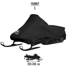 Snowmobile cover, universal, size l, black