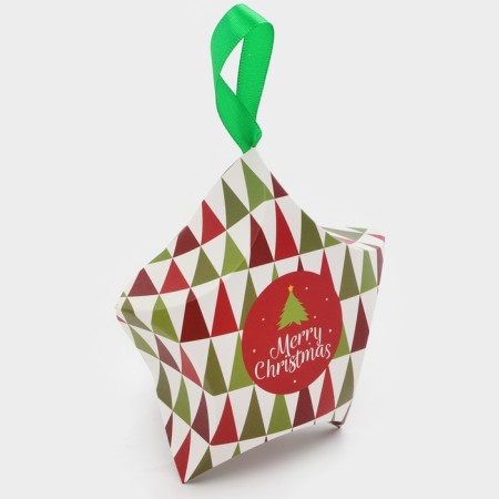 Folding New Year's Box "Geometry Star" 7 x 5.5 x 2 cm-2