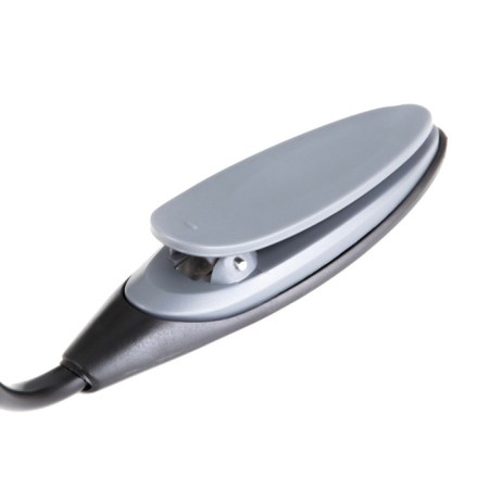 Reading lamp on the clothespin "gloss, gray" 1led 25x2x3.5 Risalux-6