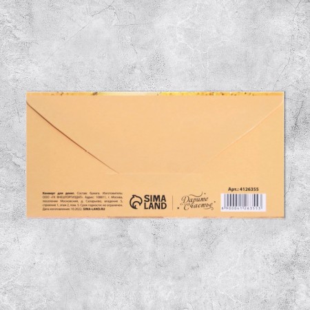 The envelope for the money "Golden Balt", 16.5 × 8 cm-3