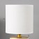 The desktop "Juno" E14 40W is a white-gold 13x13x26.5 cm