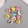 Beads for creativity wood "dogs" set 10 pcs 1.6x1.6x1.6 cm