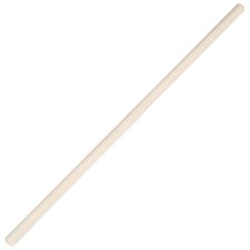 Gymnastic stick, wooden, 1 m, beige color