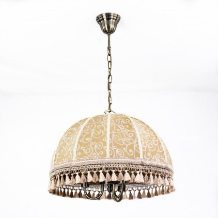 Lamp "Basel" 3x60W E14 gold 51x51x50cm