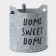 Sweet Home storage basket, 25 × 20 × 22 cm, gray color