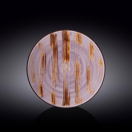 Round plate Wilmax England Scratch, D = 25.5 cm, lavender color