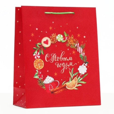 Gift package "New Year's decoration", 26 x 32 x 12 cm-1
