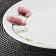 The plate of the lunch share "Tender poppies", d = 25 cm, glass ceramic, white color