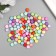Beads for creativity plastic "Bright circles" set 20 grams 0.4x0.7x0.7 cm