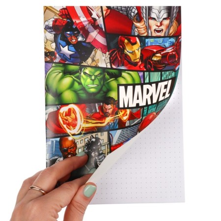 Notepad A5, on the paper clip, 40 sheets, to the point, Avengers-4