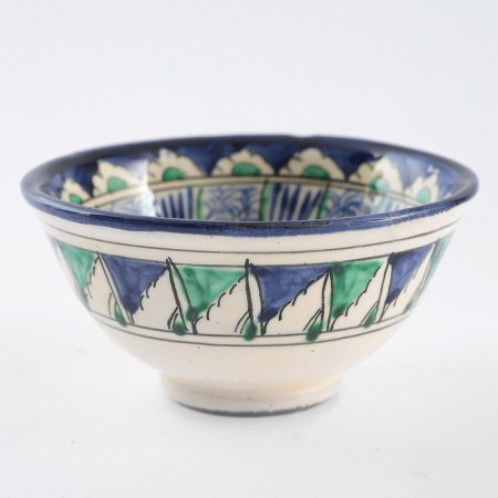PIALA RISTAN CIRAMICA "Flowers", 11.5 cm, large, mix-10