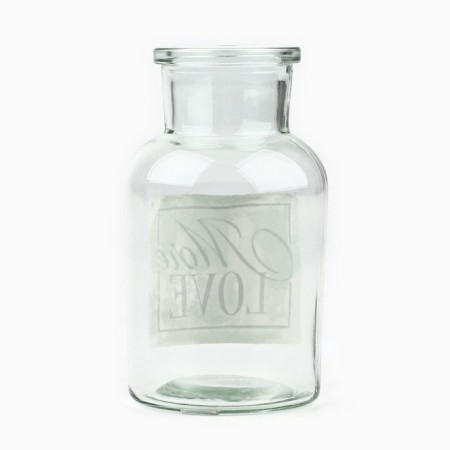 Vase for flowers glass "More Love", 125 ml.-3