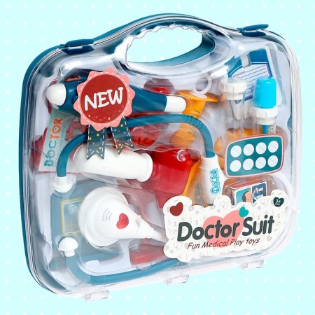 Game set "Best Doctor" in the suitcase, 14 items-10