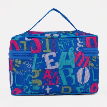 Lightning cosmetic bag, blue color-1