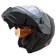 Snowmobile helmet Zox Condor, glass with electric heating, gloss, size XL, black