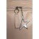 Women's backpack, genuine leather, ludor beige, 26x12x29 cm