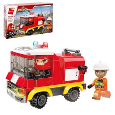 Block designer for boys Fire Firefighters, 108 parts