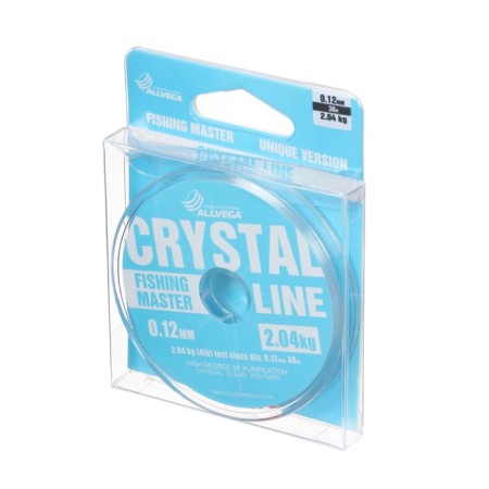 Monophile Fine Allvega Fishing Master Crystal, diameter 0.12 mm, test 2.04 kg, 30 m-1