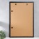 Photo frame MDF "Ellis" 60x90 cm with a paspartu, black (plastic screen)