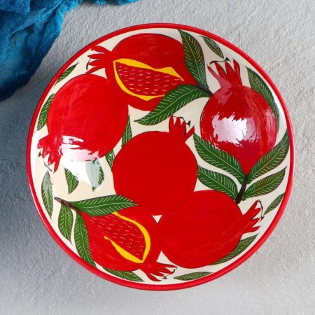 Suditsa Rishtan ceramics "Grenates", 23 cm-4