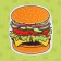 Beach towel "Hamberger", 134 × 150 cm, 100 % p/e