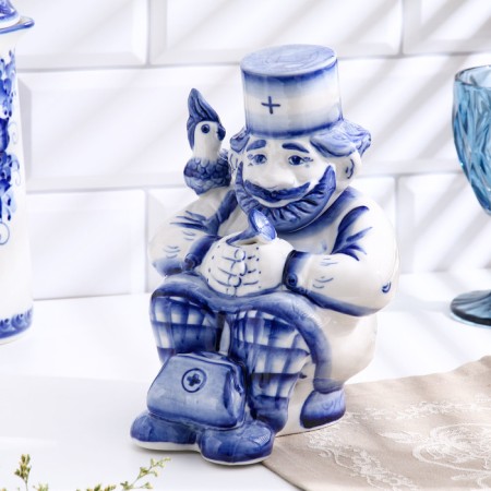Sailor "Aibolit", 1 l, 21 cm, gzhel