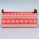 Wooden box with handles "Red", 24.5 × 5 × 10 cm