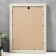 Photo frame plastic 25x35 cm, gold with white (plastic screen)