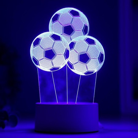 Three goals lamp from the network 9.5x11.5x20 cm Risalux-3
