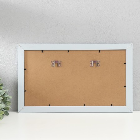 Photo frame wood, glass 10x15 cm with a place for prints "First year" White 43x25.7 cm-2