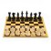 Chess 40x40 cm "Russian games", a cardboard field, plastic figures, King H-10.2, pawn 5 cm