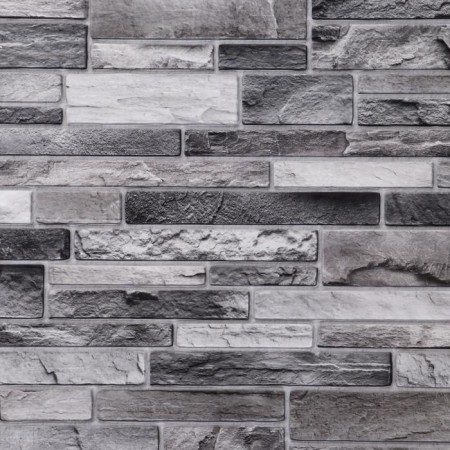 PVC panel tile sandstone Anthracite 485x960-1