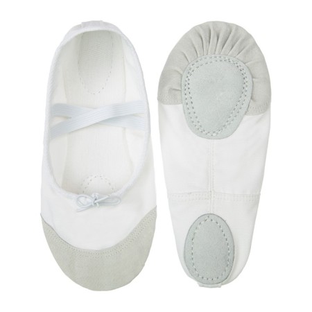 White ballet shoes, size 34, white color-2