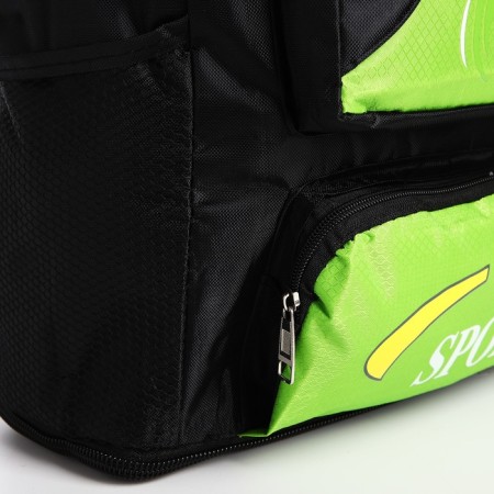 A thyroid backpack with an increase in 55l, 5 external pockets, green color-7