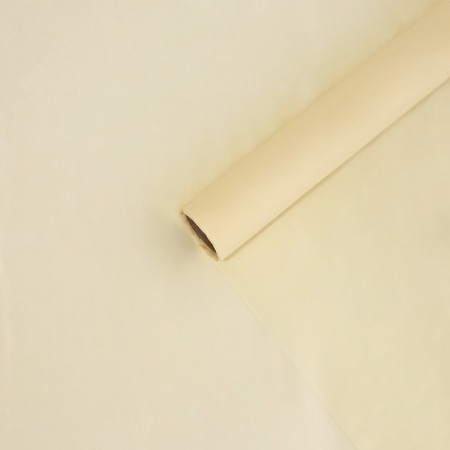 Flower film Packaging Moisture -resistant "ivory", 0.6 x 8 m, 30mkm