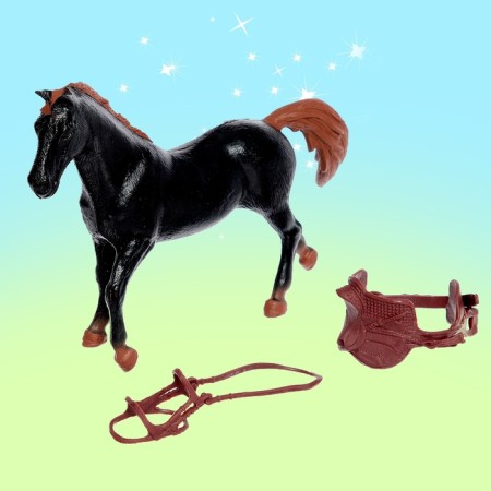 Set of a game horse with a doll, with accessories-5