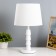 Board lamp "Sapin" E27 40W white 25x25x43.5 cm Risalux