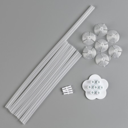 Star for balloons for 7 balls, chamomile base, height 80 cm-5